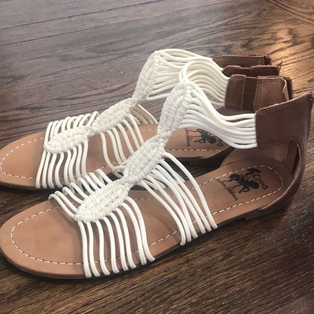 Same Edelman Sandals Cream